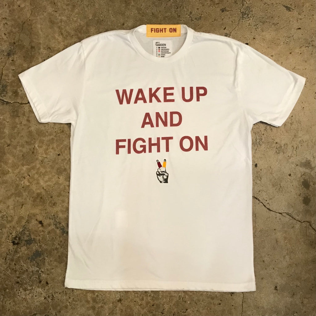 WAKE UP AND FIGHT ON TEE