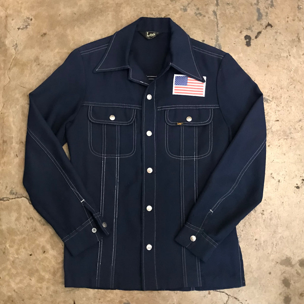 OG LEE WEST CAL. 45 SNAP FRONT SHIRT JACKET