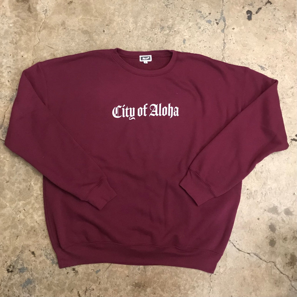 CITY OF ALOHA CREWNECK SWEATSHIRT